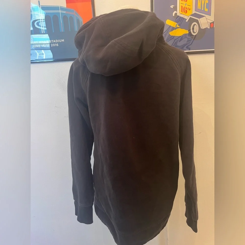 Lululemon Kangaroo Pocket Pullover Hoodie Black Size 6